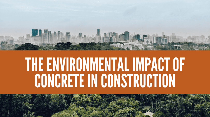 Methods for mitigating the environmental impact of concrete production