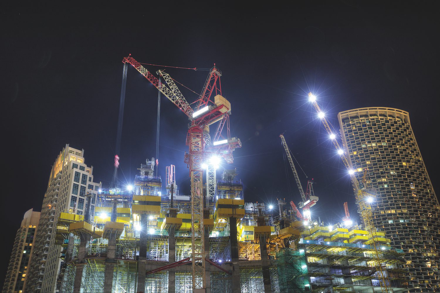 Importance of adequate lighting on construction sites